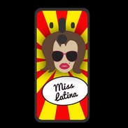 Coque  Huawei MATE 10 PRO PREMIUM Miss Latina Chatain