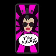 Coque  Huawei MATE 10 PRO PREMIUM Miss Swag Brune
