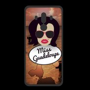 Coque  Huawei MATE 10 PRO PREMIUM Miss Guadeloupe Brune