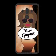 Coque  Huawei MATE 10 PRO PREMIUM Miss Guyane Black