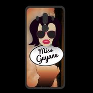 Coque  Huawei MATE 10 PRO PREMIUM Miss Guyane Brune