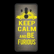 Coque  Huawei MATE 10 PRO PREMIUM Keep Calm and Be Furious Gris