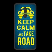 Coque  Huawei MATE 10 PRO PREMIUM Keep Calm and Take o road 2 Bleu