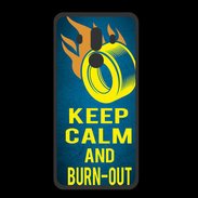 Coque  Huawei MATE 10 PRO PREMIUM Keep Calm and Burn Out Bleu
