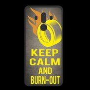 Coque  Huawei MATE 10 PRO PREMIUM Keep Calm and Burn Out Gris