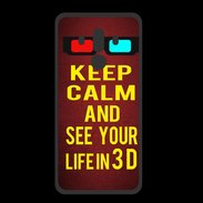 Coque  Huawei MATE 10 PRO PREMIUM Keep Calm and See your life 3D Rouge