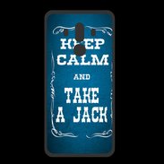 Coque  Huawei MATE 10 PRO PREMIUM Keep Calm and Take Jack Bleu