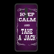 Coque  Huawei MATE 10 PRO PREMIUM Keep Calm and Take Jack Violet