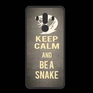 Coque  Huawei MATE 10 PRO PREMIUM Keep Calm and Be a Snake Gris