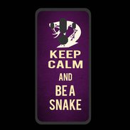 Coque  Huawei MATE 10 PRO PREMIUM Keep Calm and Be a Snake Violet