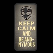 Coque  Huawei MATE 10 PRO PREMIUM Keep Calm and Be Anonymous Gris