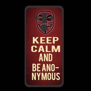 Coque  Huawei MATE 10 PRO PREMIUM Keep Calm and Be Anonymous Rouge