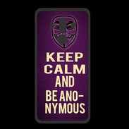 Coque  Huawei MATE 10 PRO PREMIUM Keep Calm and Be Anonymous Violet