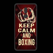 Coque  Huawei MATE 10 PRO PREMIUM Keep Calm and Boxing Rouge