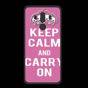 Coque  Huawei MATE 10 PRO PREMIUM Keep Calm and Carry on Rose