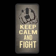 Coque  Huawei MATE 10 PRO PREMIUM Keep Calm and Fight Gris