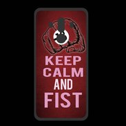 Coque  Huawei MATE 10 PRO PREMIUM Keep Calm and Fist Rouge
