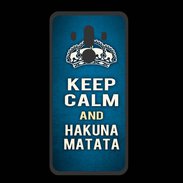 Coque  Huawei MATE 10 PRO PREMIUM Keep Calm and Hakuna Matata Bleu