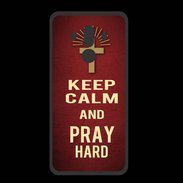 Coque  Huawei MATE 10 PRO PREMIUM Keep Calm and Pray Christian Rouge