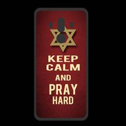 Coque  Huawei MATE 10 PRO PREMIUM Keep Calm and Pray jewish Rouge