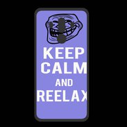 Coque  Huawei MATE 10 PRO PREMIUM Keep Calm and Be Reelax Bleu