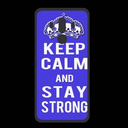 Coque  Huawei MATE 10 PRO PREMIUM Keep Calm and Stay strong Bleu
