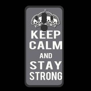 Coque  Huawei MATE 10 PRO PREMIUM Keep Calm and Stay strong Gris