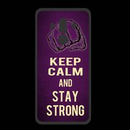 Coque  Huawei MATE 10 PRO PREMIUM Keep Calm and Stay strong Violet