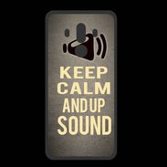 Coque  Huawei MATE 10 PRO PREMIUM Keep Calm and Up Sound Gris
