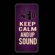 Coque  Huawei MATE 10 PRO PREMIUM Keep Calm and Up Sound Violet