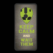 Coque  Huawei MATE 10 PRO PREMIUM Keep Calm and Wait Alien Gris