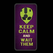 Coque  Huawei MATE 10 PRO PREMIUM Keep Calm and Wait Alien Violet