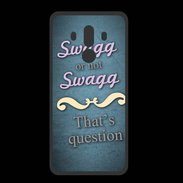 Coque  Huawei MATE 10 PRO PREMIUM Swag or Not bleu ZG