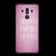 Coque  Huawei MATE 10 PRO PREMIUM Apéro bédo dodo Rose ZG