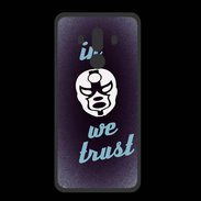 Coque  Huawei MATE 10 PRO PREMIUM In Catch We trust Bleu ZG