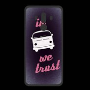 Coque  Huawei MATE 10 PRO PREMIUM In Combi We trust Rouge ZG