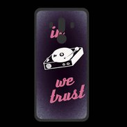 Coque  Huawei MATE 10 PRO PREMIUM In DJ We trust Rouge ZG