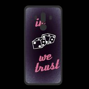 Coque  Huawei MATE 10 PRO PREMIUM In Gamble We trust Rouge ZG