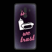 Coque  Huawei MATE 10 PRO PREMIUM In Junk We trust Rouge ZG