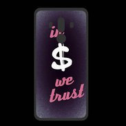 Coque  Huawei MATE 10 PRO PREMIUM In Money We trust Rouge ZG