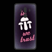 Coque  Huawei MATE 10 PRO PREMIUM In Mushrooms We trust Rouge ZG