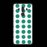 Coque  Huawei MATE 10 PRO PREMIUM pois vert d'eau