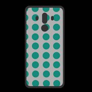 Coque  Huawei MATE 10 PRO PREMIUM pois gris & turquoise