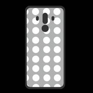 Coque  Huawei MATE 10 PRO PREMIUM pois gris & blanc