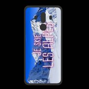 Coque  Huawei MATE 10 PRO PREMIUM Je skie Les Alpes ZG