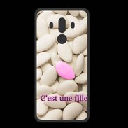 Coque  Huawei MATE 10 PRO PREMIUM Dragée C'est une fille PR