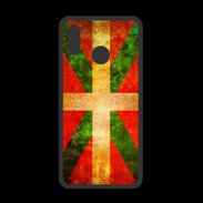 Coque  Huawei P20 Lite PREMIUM Drapeau Basque Vintage