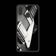 Coque  Huawei P20 Lite PREMIUM Guitare en noir et blanc