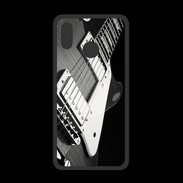 Coque  Huawei P20 Lite PREMIUM Guitare en noir et blanc