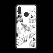 Coque  Huawei P20 Lite PREMIUM Dessin de note de musique en noir et blanc 75